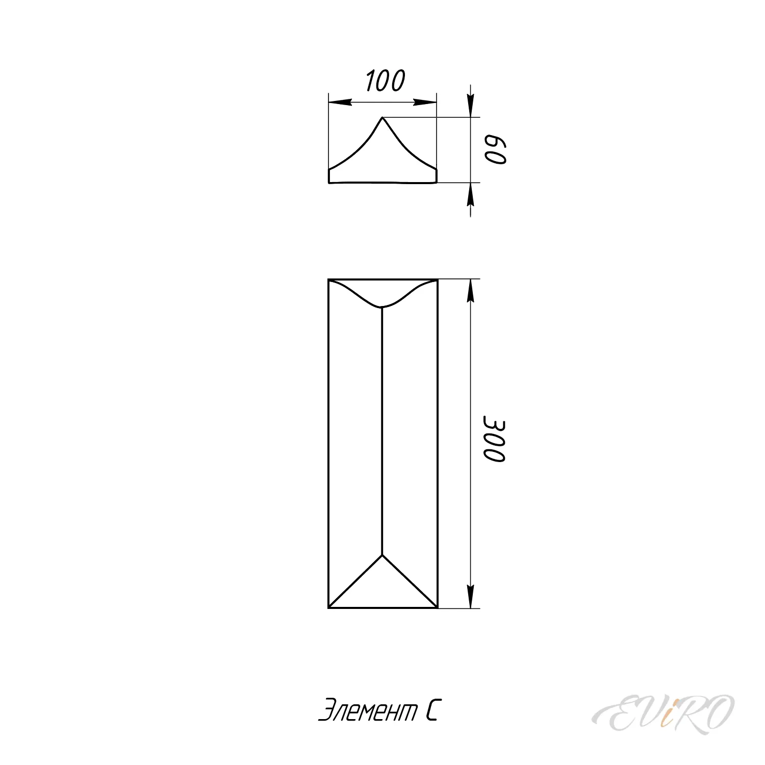 Гипсовая 3D панель EViRO Deco