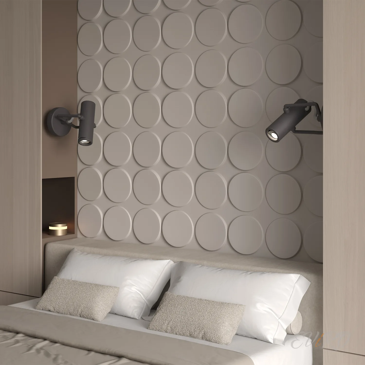 Гипсовая 3D панель EViRO Эллипсы