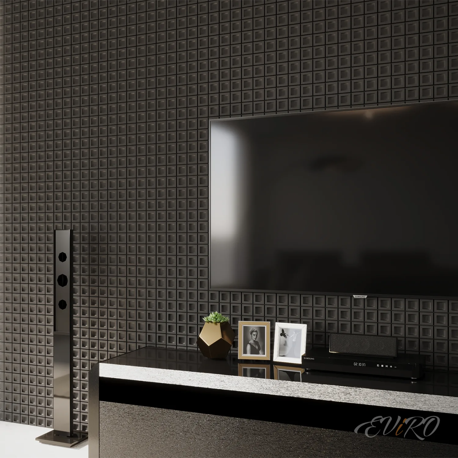 Гипсовая 3D панель EViRO Effect Dot