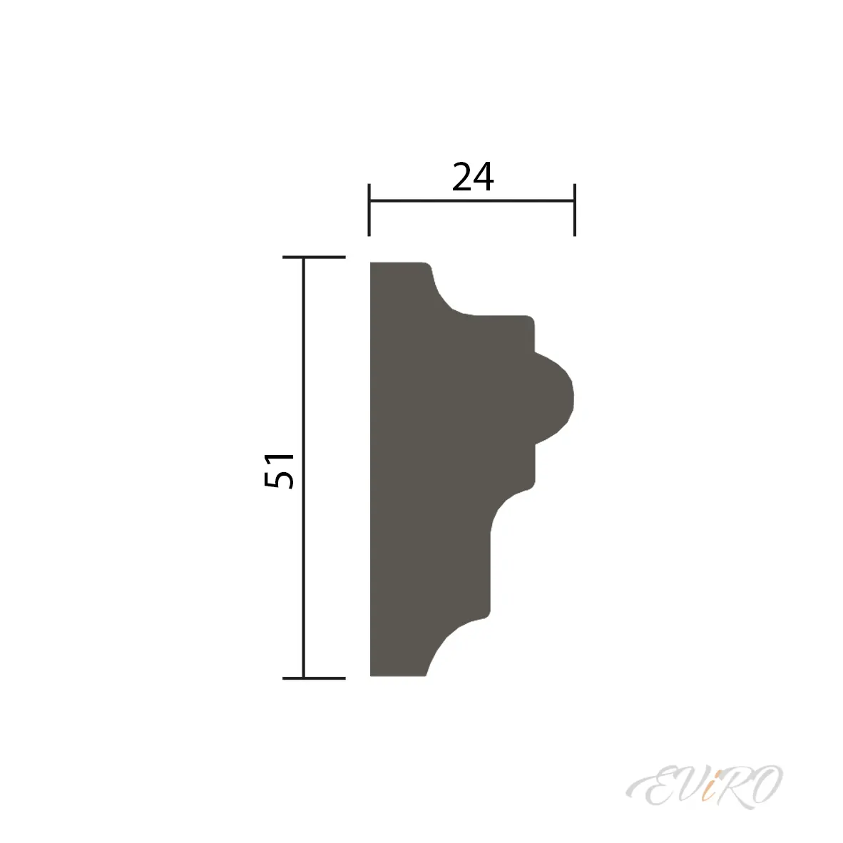 Молдинг EViRO Модель 1.51.304