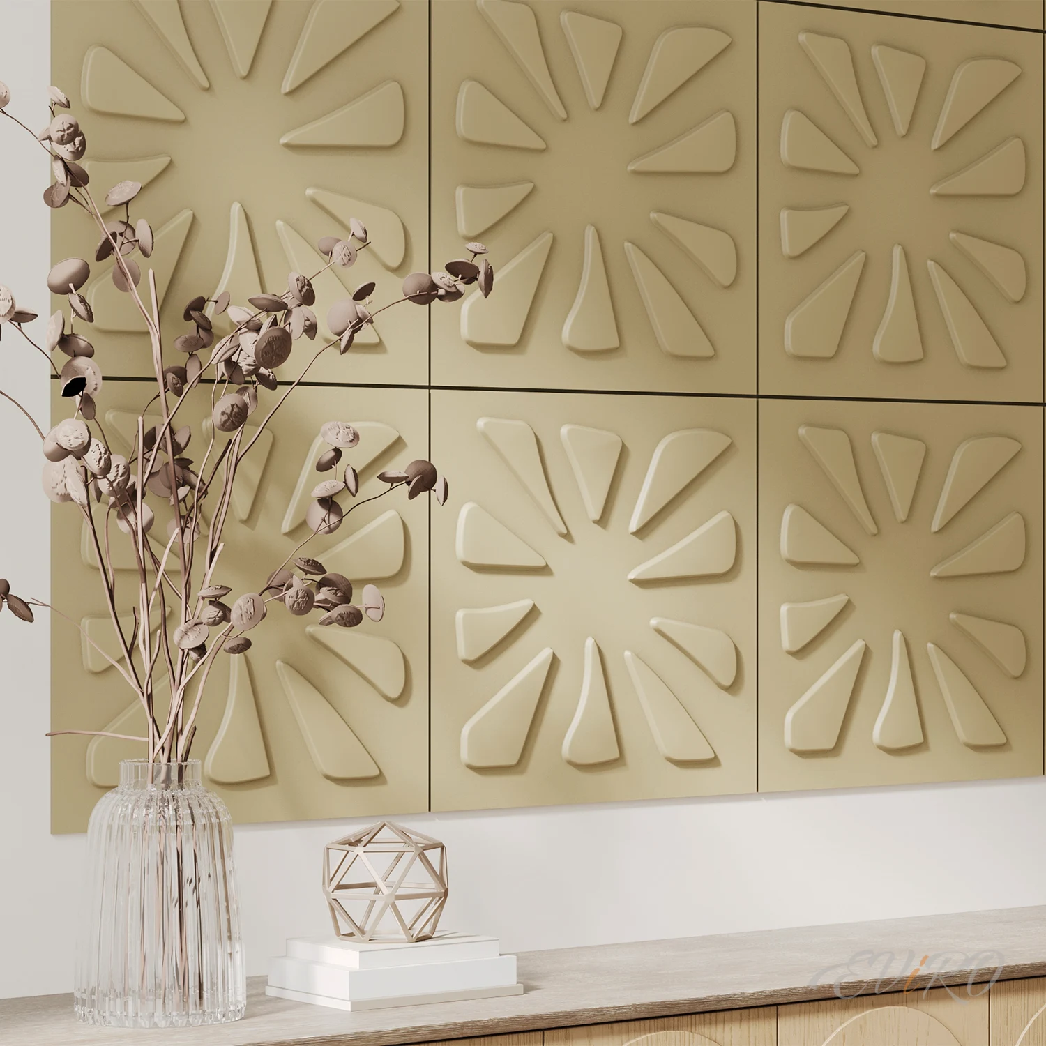 Гипсовая 3D панель EViRO Пальма