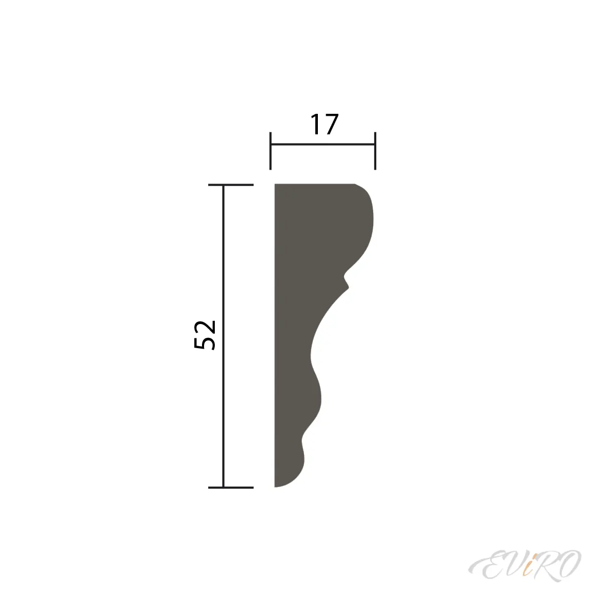 Молдинг EViRO Модель 1.51.377