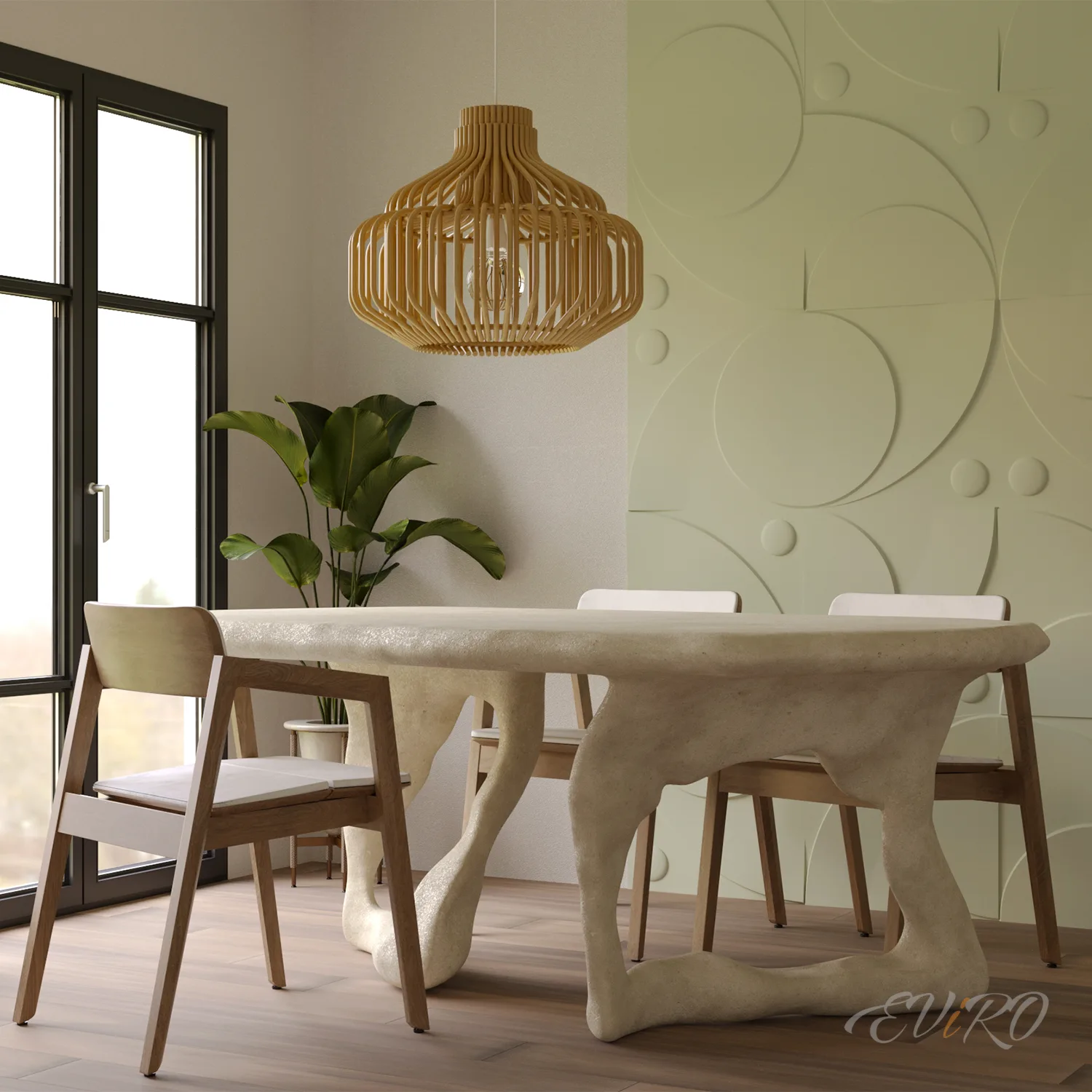 Гипсовая 3D панель EViRO Мельница