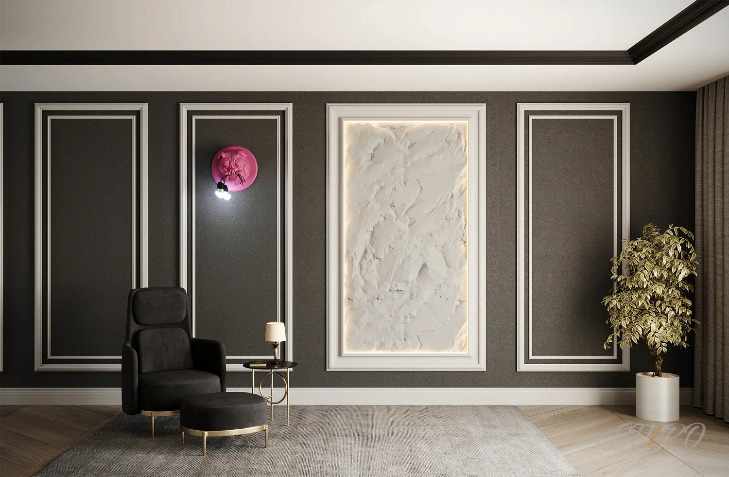 Подсветка, направленная на рельеф EViRO