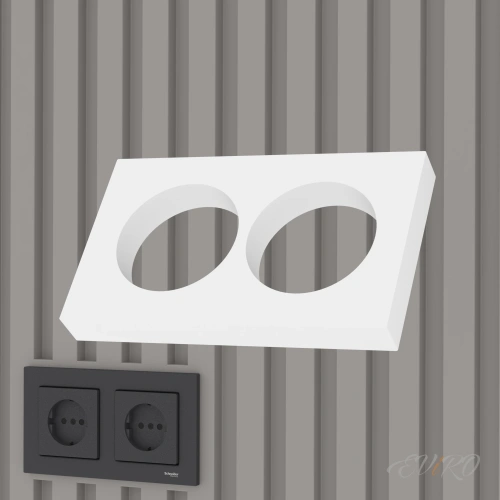 Подрозетник 2-секционный