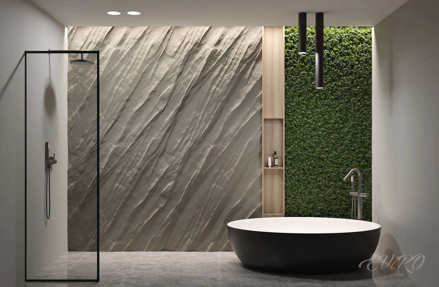 Подсветка, направленная на рельеф EViRO