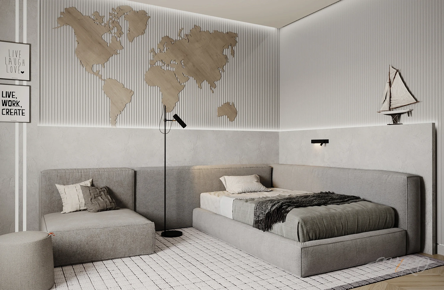 Подсветка, направленная на рельеф EViRO